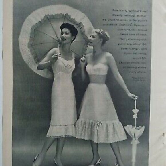 Barbizon X Zephaire Batiste Soft White Vintage Slip Sz - Picture 1 of 8